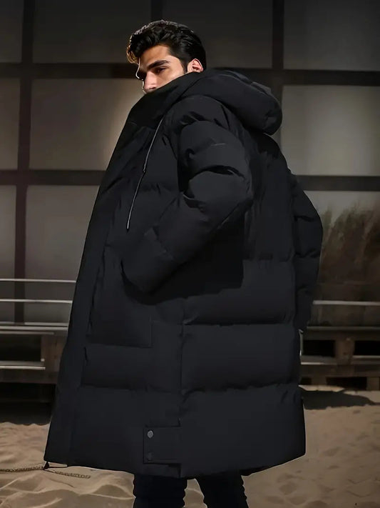 Nordfall | Premium Long Puffer Vinterjacka för män