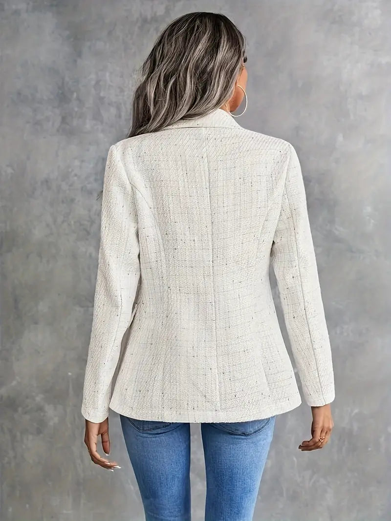 Mia | Snygg Tweed Blazer för Kvinnor